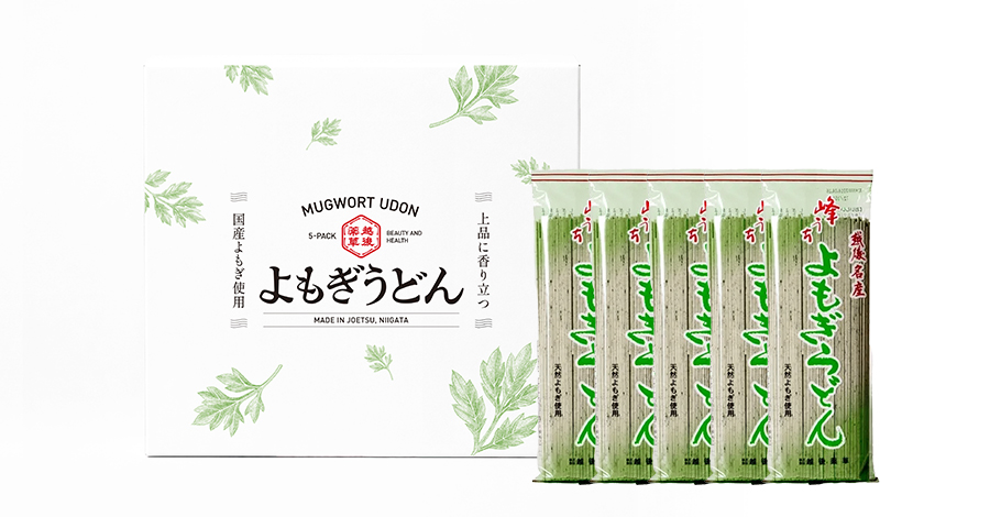 よもぎうどん価格改定および一部商品のパッケージリニューアルのお知らせ